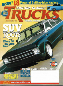 CUSTOM CLASSIC TRUCKS 2002 AUG - SUV ROOTS, REAR WINDOWS, '55 F-100, '37 FORD